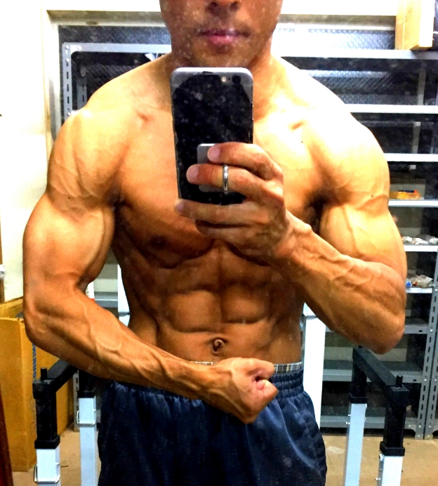 鍛えてバキバキになった身体